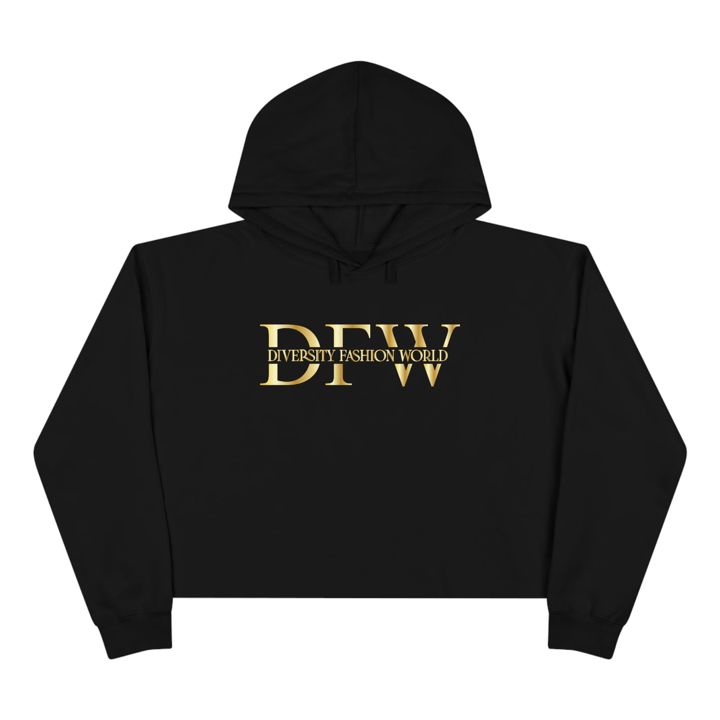 Diversity Fashion World Crop Hoodie
