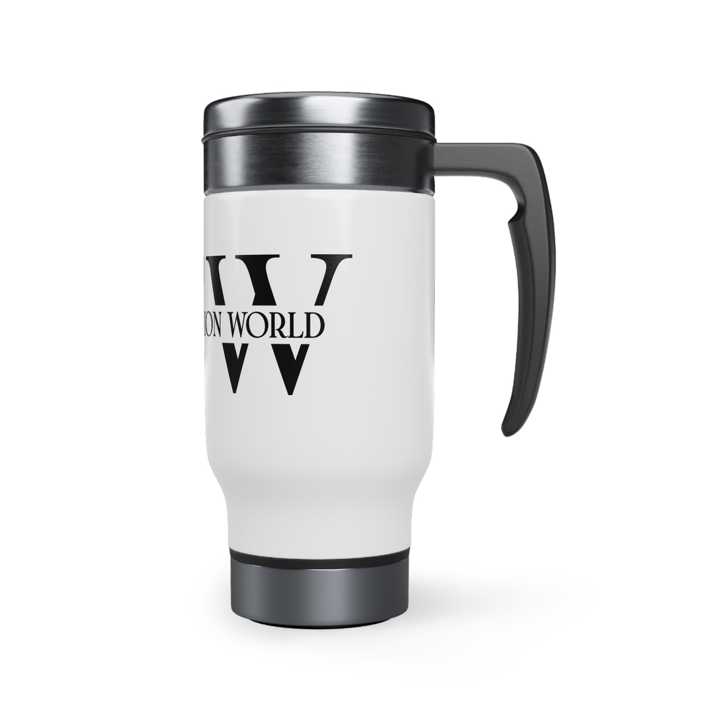 Stainless Steel Travel Mug with Handle, 14oz