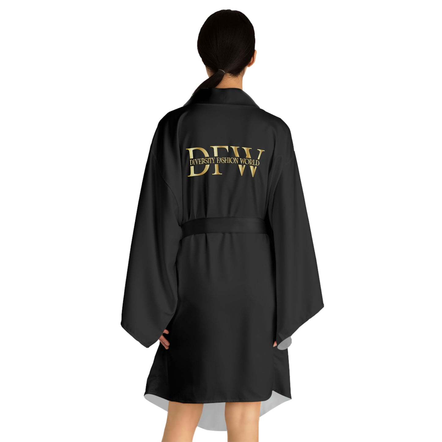 Diversity Fashion World Long Sleeve Kimono Robe